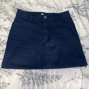 Copper Key blue denim skirt